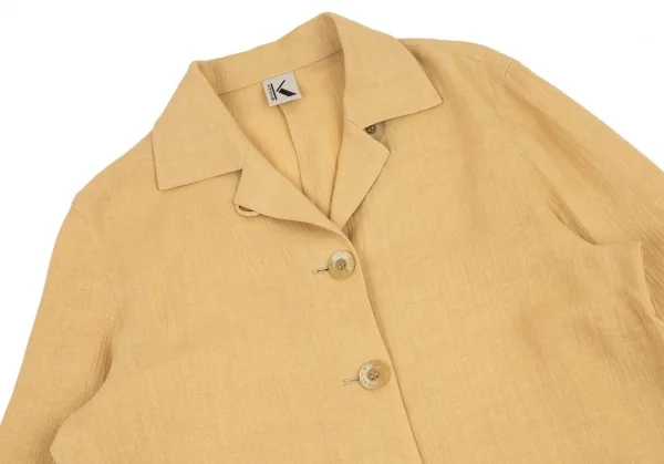 Kオブクリツィア K OF KRIZIA リネン4Bジャケット ベージュ42 K-108754_003