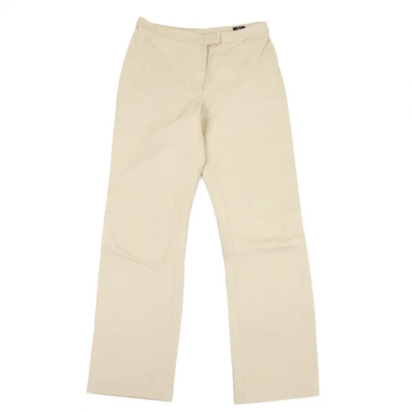 カルバンクラインCalvin Klein シープレザーパンツ ベージュ6 K-108757_001