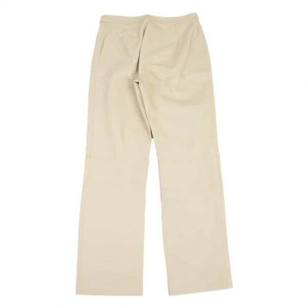 カルバンクラインCalvin Klein シープレザーパンツ ベージュ6 K-108757_008