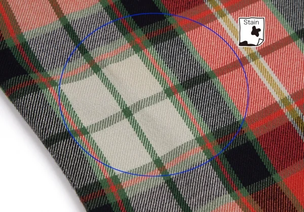 ワイズフォーメンY's for men コットンレーヨンタータンチェックパンツ 赤緑黒他2 K-108792_010