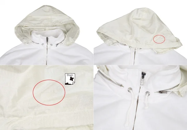 ヨウジヤマモト プールオムYohji Yamamoto POUR HOMME カップルズ期 コットンジップ収納セットアップ 白M位 K-108796_003