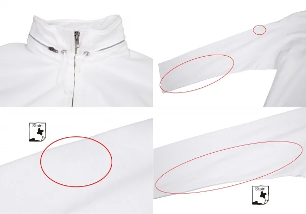 ヨウジヤマモト プールオムYohji Yamamoto POUR HOMME カップルズ期 コットンジップ収納セットアップ 白M位 K-108796_004