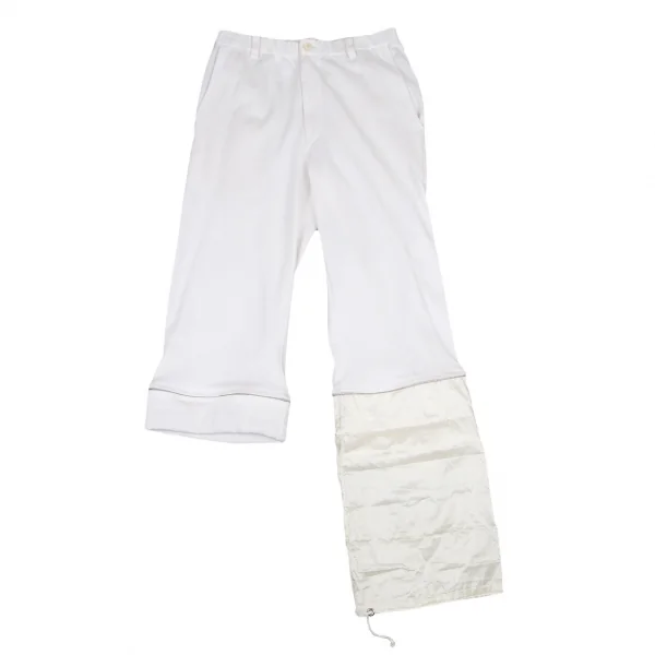 ヨウジヤマモト プールオムYohji Yamamoto POUR HOMME カップルズ期 コットンジップ収納セットアップ 白M位 K-108796_010