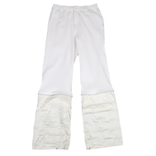 ヨウジヤマモト プールオムYohji Yamamoto POUR HOMME カップルズ期 コットンジップ収納セットアップ 白M位 K-108796_011