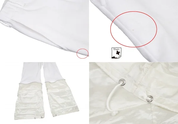 ヨウジヤマモト プールオムYohji Yamamoto POUR HOMME カップルズ期 コットンジップ収納セットアップ 白M位 K-108796_014