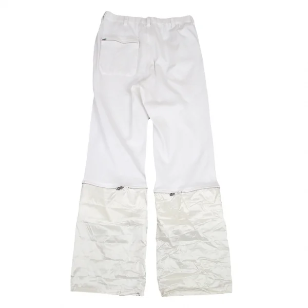 ヨウジヤマモト プールオムYohji Yamamoto POUR HOMME カップルズ期 コットンジップ収納セットアップ 白M位 K-108796_016