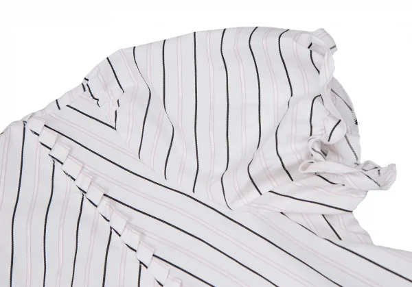 ドーリーガールバイアナスイ DOLLY GIRL BY ANNA SUI ストライプフリルブラウス 白グレーピンク1 K-108800_008