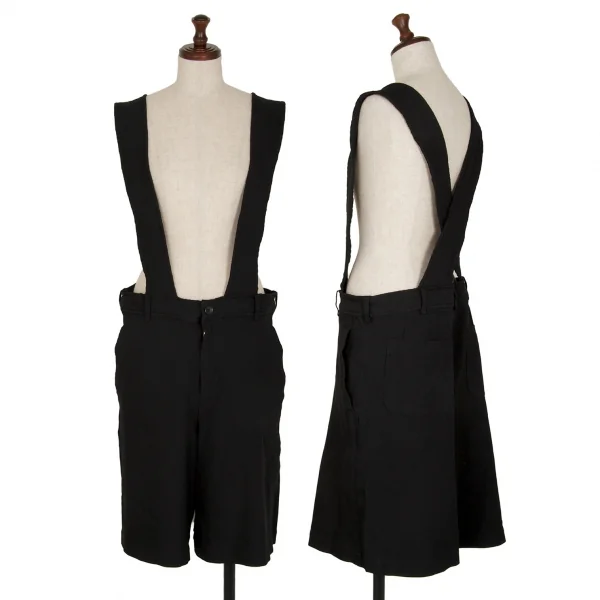 COMME des GARCONS BLACK Ester Suspenders Shorts Black S K-108807_001
