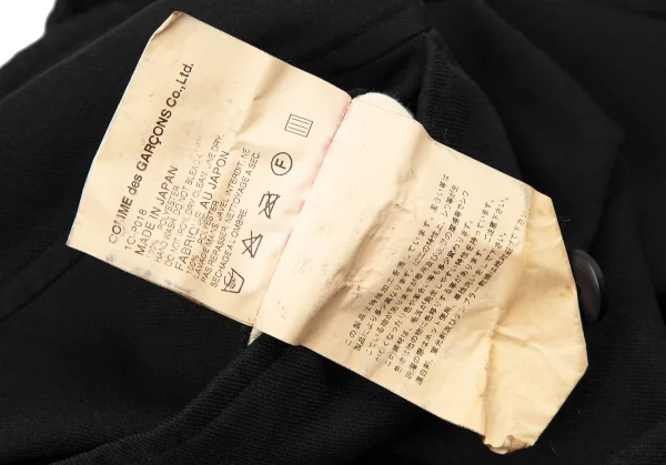 COMME des GARCONS BLACK Ester Suspenders Shorts K-108807_014