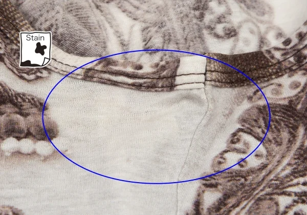 ジャンポールゴルチエ ファムJean Paul GAULTIER FEMME 刺繍チャーム転写プリントタンクトップ 赤茶オフ40 K-108814_004