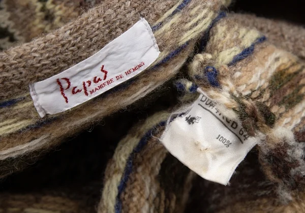 Papas Fair isle Wool Knit Cardigan K-108840_020