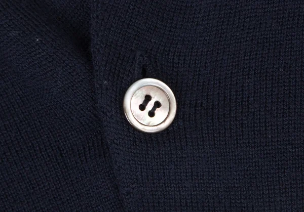 ジュンヤワタナベ コムデギャルソンJUNYA WATANABE COMME des GARCONSウールラウンドネックカーディガン 紺M K-108857_005