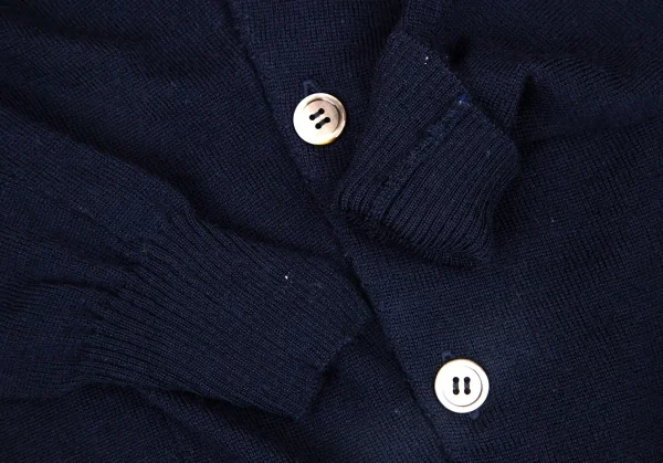 ジュンヤワタナベ コムデギャルソンJUNYA WATANABE COMME des GARCONSウールラウンドネックカーディガン 紺M K-108857_007