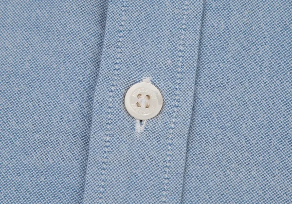 バーバリーBURBERRY LONDON コットンカシミヤオックスフォードボタンダウンシャツ 水色LL K-108885_006