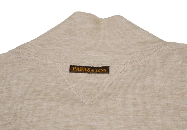 Papas Cotton Poly High Neck Long Sleeve Top K-108902_010
