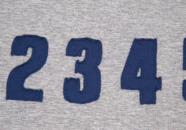 マドモアゼルノンノンMademoiselle NON NON ナンバリングパッチTシャツ 杢グレー38M K-108915_004