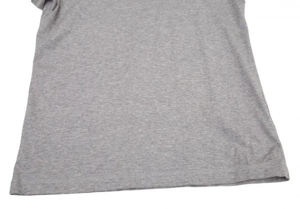 マドモアゼルノンノンMademoiselle NON NON ナンバリングパッチTシャツ 杢グレー38M K-108915_007