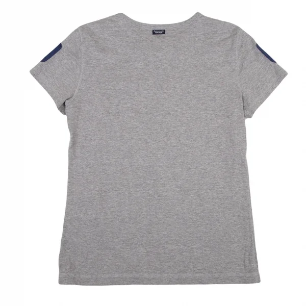 マドモアゼルノンノンMademoiselle NON NON ナンバリングパッチTシャツ 杢グレー38M K-108915_009