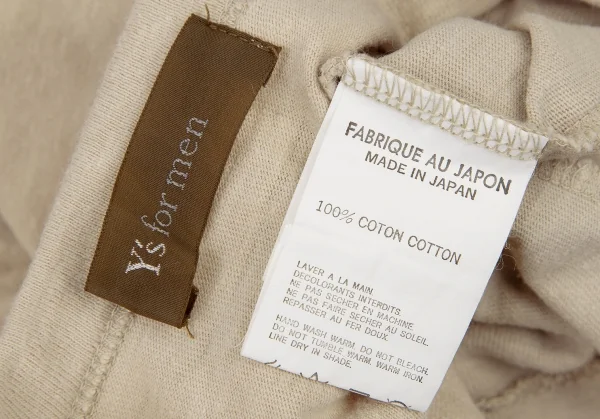 ワイズフォーメンY's for men バッククオリティプリントTシャツ ベージュL位 K-108929_008