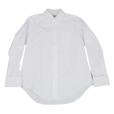 Yohji Yamamoto POUR HOMME Round Pinhole Collar Long Sleeve Shirt
