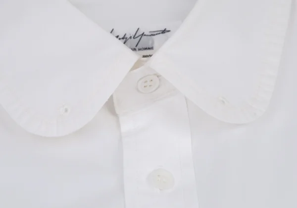 Yohji Yamamoto POUR HOMME Round Pinhole Collar Long Sleeve Shirt K-108939_003
