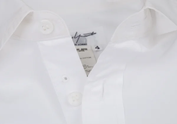 Yohji Yamamoto POUR HOMME Round Pinhole Collar Long Sleeve Shirt K-108939_005