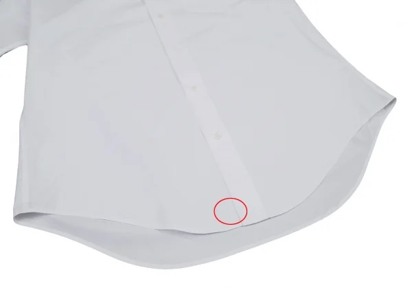 Yohji Yamamoto POUR HOMME Round Pinhole Collar Long Sleeve Shirt K-108939_011