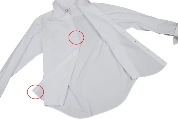 Yohji Yamamoto POUR HOMME Round Pinhole Collar Long Sleeve Shirt K-108939_013