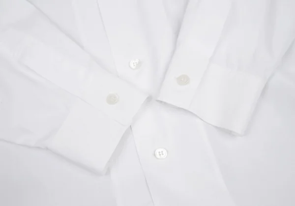 ヨウジヤマモト プールオムYohji Yamamoto POUR HOMME コットンベーシックシャツ 白L K-108941_008