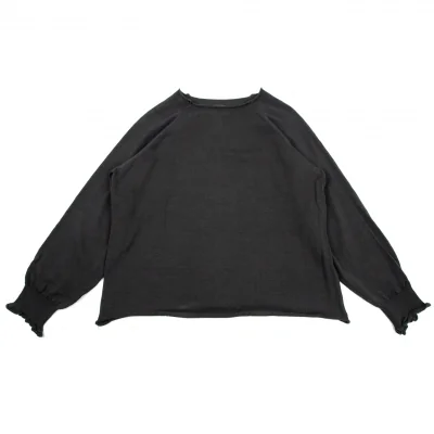 ヨウジヤマモト プールオムYohji Yamamoto POUR HOMMEコットンラグランニット
