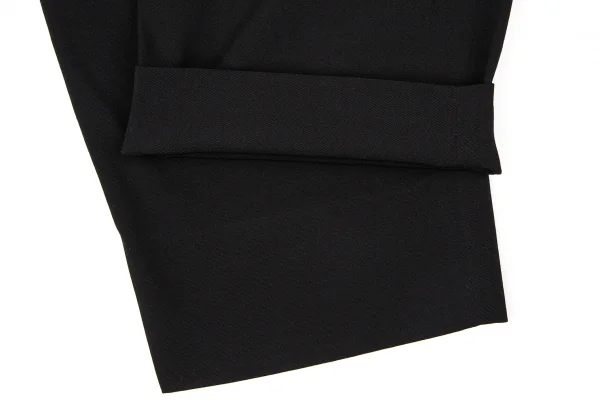ヨウジヤマモト プールオムYohji Yamamoto POUR HOMME ウールギャバワンタックパンツ 黒XL K-108955_008