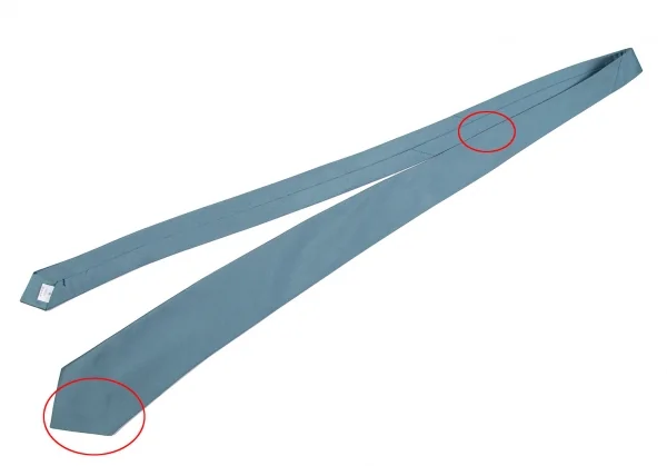 ヨウジヤマモト プールオムYohji Yamamoto POUR HOMME シルクソリッドネクタイ ターコイズ K-108956_002