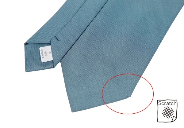 ヨウジヤマモト プールオムYohji Yamamoto POUR HOMME シルクソリッドネクタイ ターコイズ K-108956_003