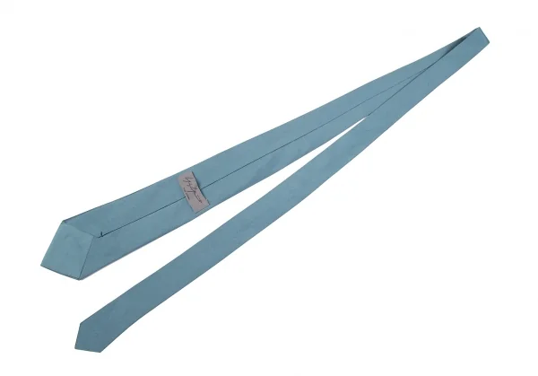 ヨウジヤマモト プールオムYohji Yamamoto POUR HOMME シルクソリッドネクタイ ターコイズ K-108956_005