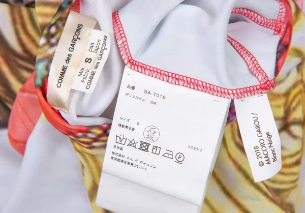 コムデギャルソンCOMME des GARCONS 高橋真琴ガールプリントカットワンピース マルチS K-108986_017