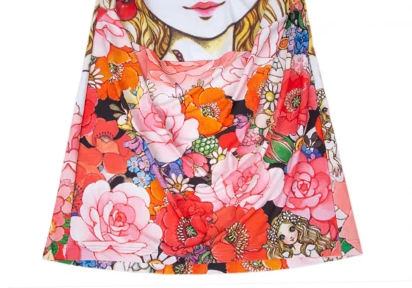 コムデギャルソンCOMME des GARCONS 高橋真琴ガールプリントカットワンピース マルチS K-108986_008