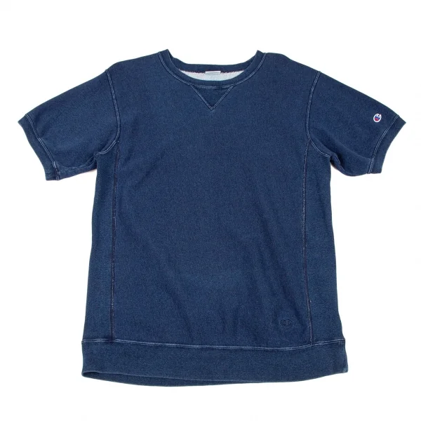 エディフィス×チャンピオンEDIFICE×Champion リバースウィーブ半袖スウェット インディゴXL K-108992_001