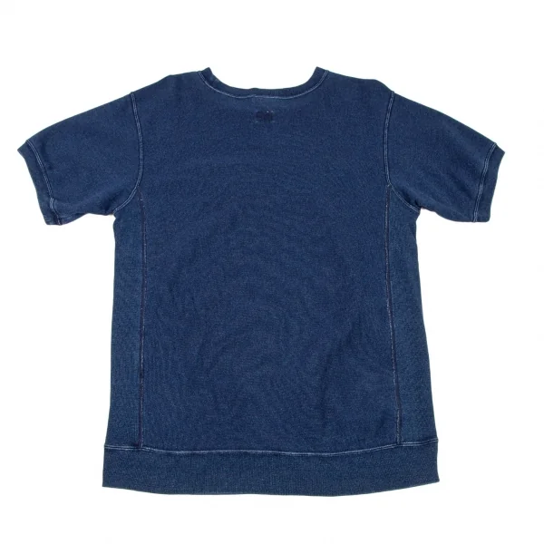 エディフィス×チャンピオンEDIFICE×Champion リバースウィーブ半袖スウェット インディゴXL K-108992_012