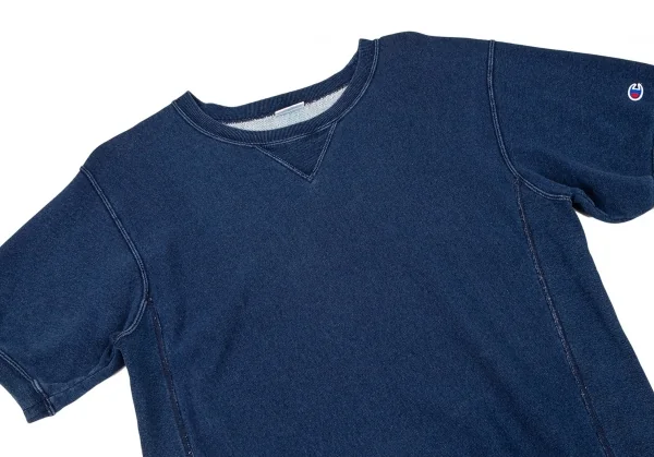 エディフィス×チャンピオンEDIFICE×Champion リバースウィーブ半袖スウェット インディゴXL K-108992_002