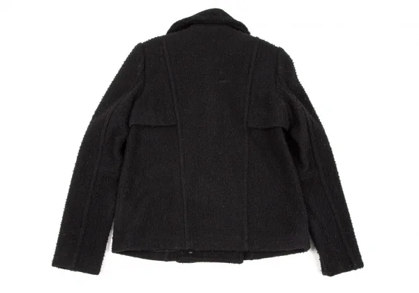 アレキサンダーワンALEXANDER WANG ウールナイロンピリングダブルブレストジャケット 黒2 K-109002_014