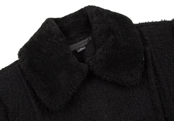 アレキサンダーワンALEXANDER WANG ウールナイロンピリングダブルブレストジャケット 黒2 K-109002_005