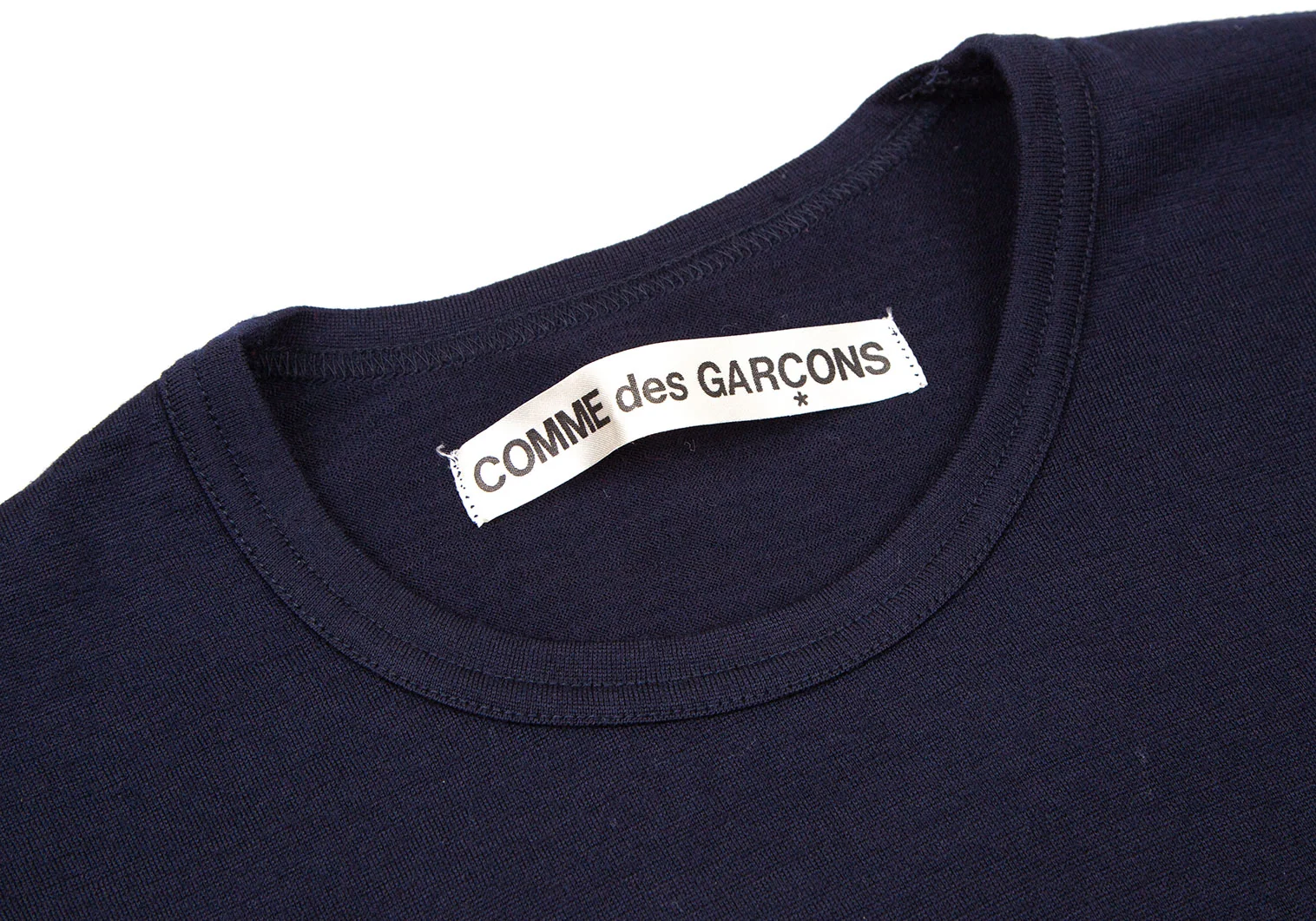 tricot COMME des GARÇONS 縮絨花柄ニット ドッキング コムデギャルソンCOMME des GARCONSウールグローブドッキングトップス