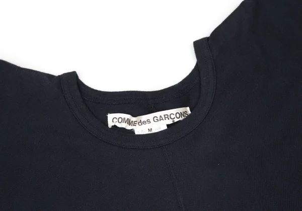 コムデギャルソンCOMME des GARCONSコットン変形切替カットソー 紺M K-109017_004