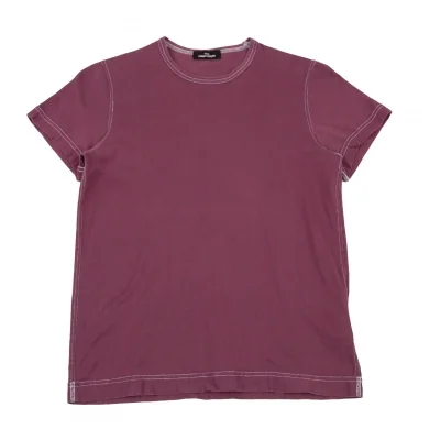 トリココムデギャルソンtricot COMME des GARCONS 染めホワイトステッチTシャツ