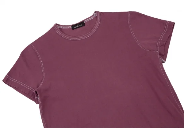 トリココムデギャルソンtricot COMME des GARCONS 染めホワイトステッチTシャツ 紫M位 K-109021_002