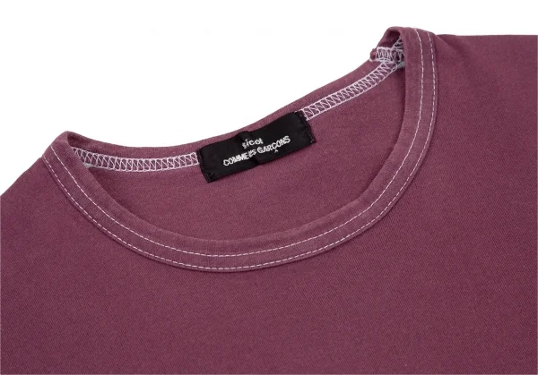 トリココムデギャルソンtricot COMME des GARCONS 染めホワイトステッチTシャツ 紫M位 K-109021_003