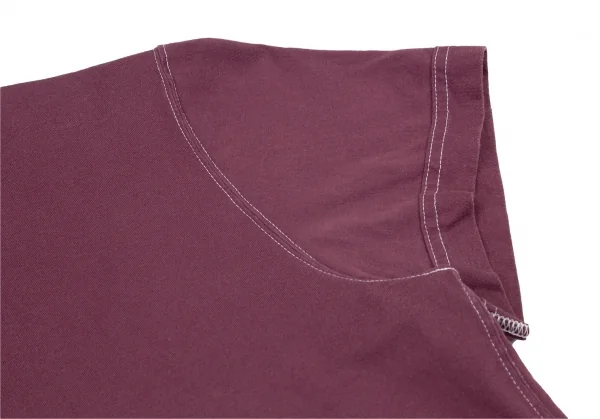トリココムデギャルソンtricot COMME des GARCONS 染めホワイトステッチTシャツ 紫M位 K-109021_004