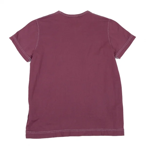 トリココムデギャルソンtricot COMME des GARCONS 染めホワイトステッチTシャツ 紫M位 K-109021_007