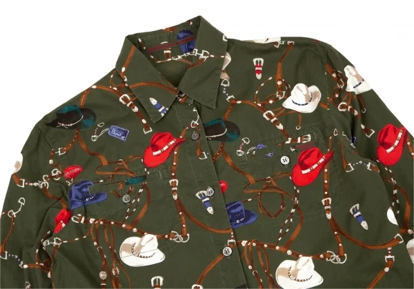 Mademoiselle NON NON Hat Printed Long Sleeve Shirt K-109033_003