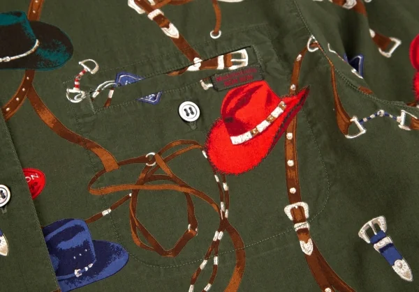 Mademoiselle NON NON Hat Printed Long Sleeve Shirt K-109033_006